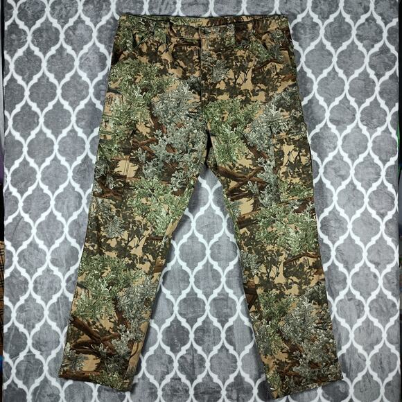 Kings Camo Pants Men Large Brown Desert Shadow Hunting Cargo Outdoor Rugged - Picture 1 of 9